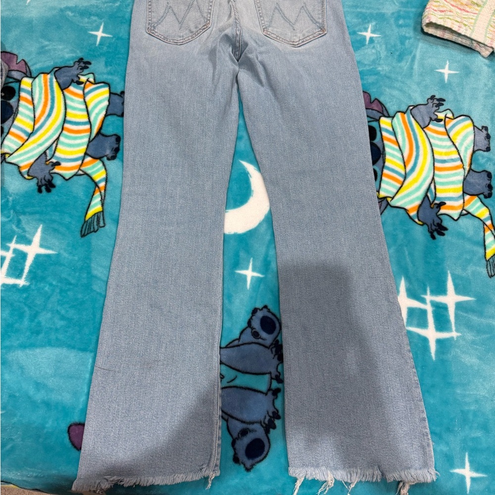 MOTHER Light Blue Denim Pants